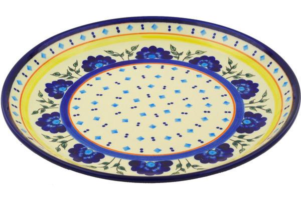 Platters | Zaklady Ceramiczne Platter 13" Blue Diamond Flowers Plates & Platters Platters