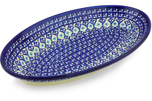 Platters | Zaklady Ceramiczne Platter 14" Blue Diamond Dream Plates & Platters Platters