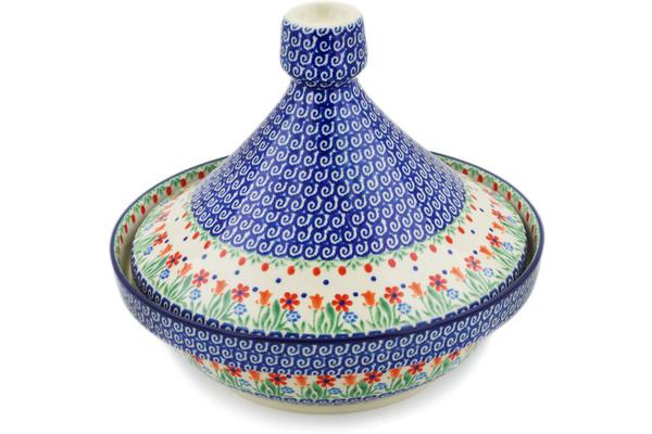 Pots | Ceramika Artystyczna Tagine Pot 57 oz Babciau0027s Garden Bakeware Ceramika Artystyczna