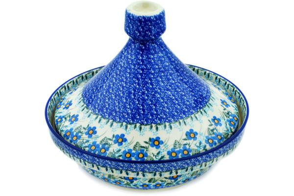 Pots | Ceramika Artystyczna Tagine Pot 57 oz Blue Joy Bakeware Ceramika Artystyczna