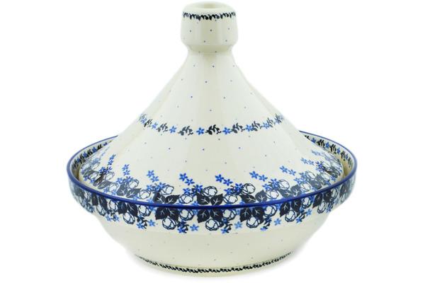 Pots | Ceramika Artystyczna Tagine Pot 57 oz Flowers At Dusk Bakeware Ceramika Artystyczna