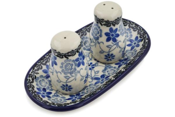 Salt and Pepper Sets | Ceramika Artystyczna Salt and Pepper Set 5" First Snow Kitchen & Dining Ceramika Artystyczna