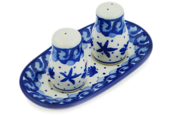 Salt and Pepper Sets | Ceramika Artystyczna Salt and Pepper Set 5" Seaside Wonder Kitchen & Dining Ceramika Artystyczna