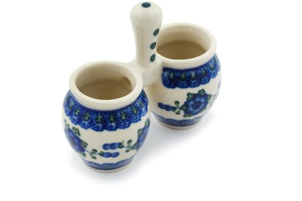 Salt and Pepper Sets | Ceramika Artystyczna Toothpick Holder 3" Blue Poppies Kitchen & Dining Ceramika Artystyczna