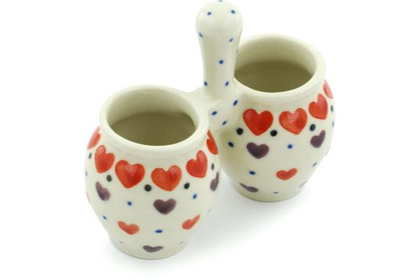 Salt and Pepper Sets | Ceramika Artystyczna Toothpick Holder 3" Love All Around Kitchen & Dining Ceramika Artystyczna