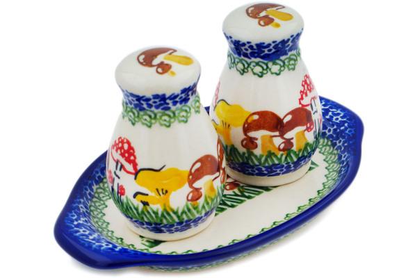 Salt and Pepper Sets | Ceramika Nina Salt and Pepper Set Wild Mushroom Picking Kitchen & Dining Ceramika Nina