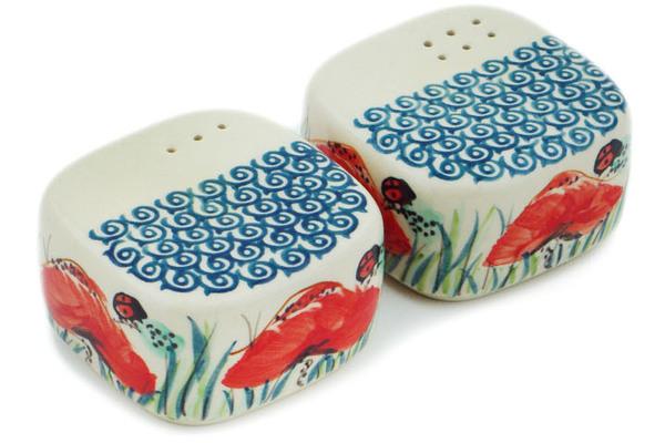 Salt and Pepper Sets | Manufaktura Salt and Pepper Set 3" Lucky Ladybugs UNIKAT Kitchen & Dining Manufaktura