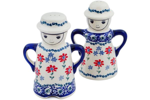 Salt and Pepper Sets | Manufaktura Salt and Pepper Set 5" Full Blossom Kitchen & Dining Manufaktura