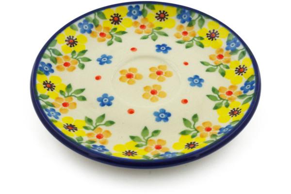 Saucers | Ceramika Artystyczna Saucer 4" Country Spring Kitchen & Dining Ceramika Artystyczna