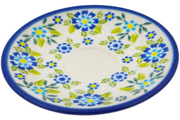 Saucers | Stara Fabryka Saucer 6" Forget-me-not Field Kitchen & Dining Saucers