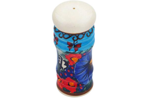 Shakers | Cer-Raf Salt Shaker 4" Blue Garden UNIKAT Kitchen & Dining Cer-Raf