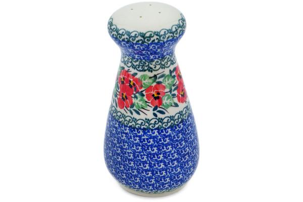 Shakers | Ceramika Artystyczna Pepper Shaker 6" Red Pansy Kitchen & Dining Ceramika Artystyczna