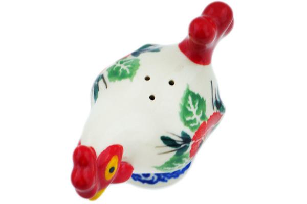 Shakers | Ceramika Artystyczna Salt Shaker 3" Red Pansy Kitchen & Dining Ceramika Artystyczna