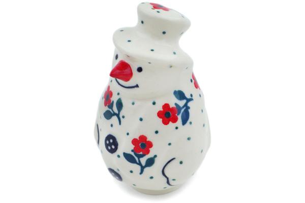 Shakers | Ceramika Artystyczna Salt Shaker 4" Flowering Scarlet Flax Kitchen & Dining Ceramika Artystyczna