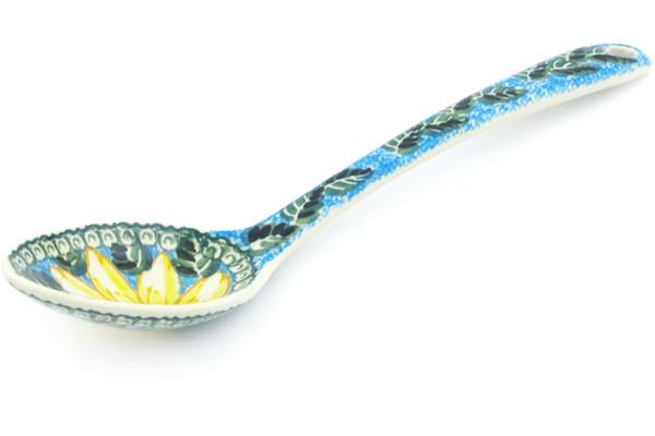 Spoons | Ceramika Artystyczna Serving Spoon 13" Black Eyed Susan UNIKAT Kitchen & Dining Ceramika Artystyczna