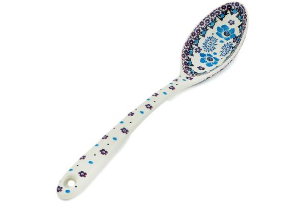 Spoons | Ceramika Artystyczna Serving Spoon 13" Blooming Blues Kitchen & Dining Ceramika Artystyczna