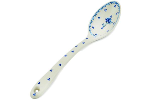 Spoons | Ceramika Artystyczna Serving Spoon 13" Blue Grapevine Kitchen & Dining Ceramika Artystyczna