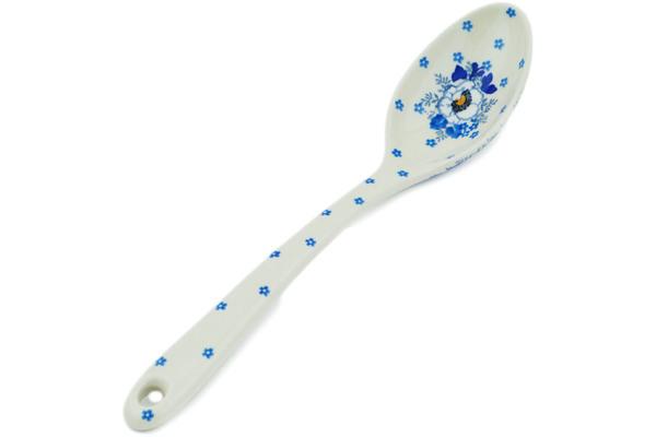 Spoons | Ceramika Artystyczna Serving Spoon 13" Blue Spring Kitchen & Dining Ceramika Artystyczna