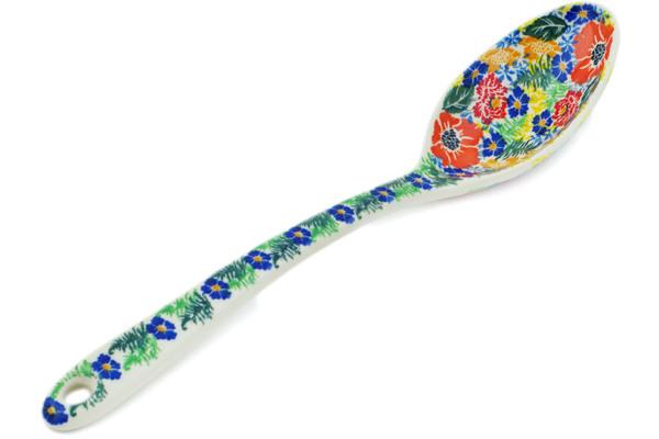 Spoons | Ceramika Artystyczna Serving Spoon 13" Cabin Meadow UNIKAT Kitchen & Dining Ceramika Artystyczna