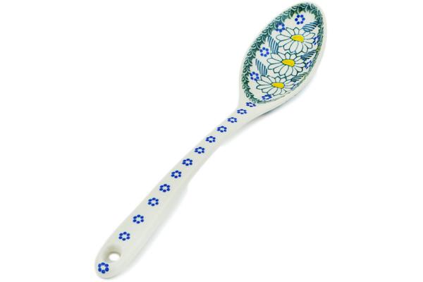 Spoons | Ceramika Artystyczna Serving Spoon 13" Crazy Daisy Kitchen & Dining Ceramika Artystyczna