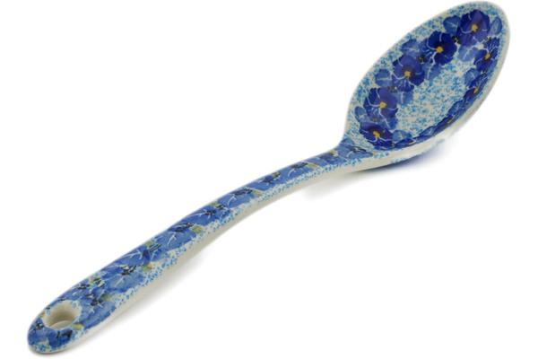 Spoons | Ceramika Artystyczna Serving Spoon 13" Deep Winter UNIKAT Kitchen & Dining Ceramika Artystyczna