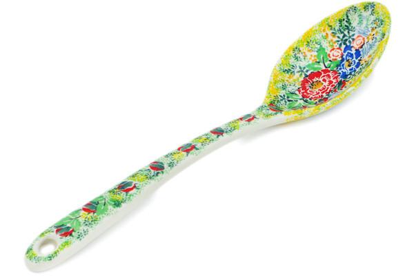 Spoons | Ceramika Artystyczna Serving Spoon 13" Hidden Chalet UNIKAT Kitchen & Dining Ceramika Artystyczna