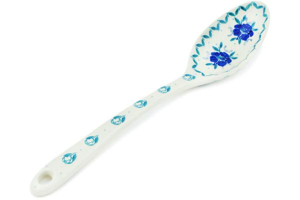 Spoons | Ceramika Artystyczna Serving Spoon 13" Spearmint Rose Kitchen & Dining Ceramika Artystyczna