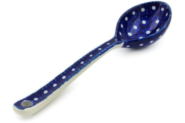 Spoons | Ceramika Artystyczna Spoon 6" White Polka Dot UNIKAT Kitchen & Dining Ceramika Artystyczna