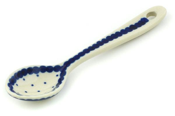 Spoons | Ceramika Artystyczna Sugar Spoon Blue Polka Dot Kitchen & Dining Ceramika Artystyczna