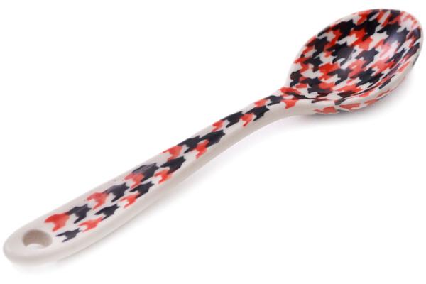 Spoons | Ceramika Artystyczna Sugar Spoon Bold Houndstooth Kitchen & Dining Ceramika Artystyczna