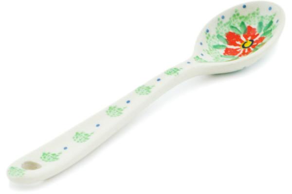 Spoons | Ceramika Artystyczna Sugar Spoon Lovely Hibiscus UNIKAT Kitchen & Dining Ceramika Artystyczna