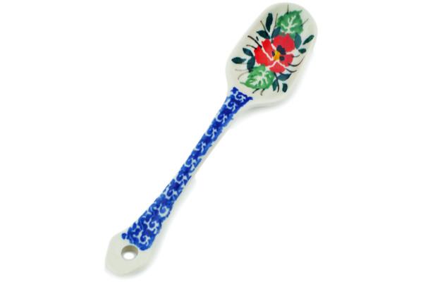 Spoons | Ceramika Artystyczna Sugar Spoon Red Pansy Kitchen & Dining Ceramika Artystyczna