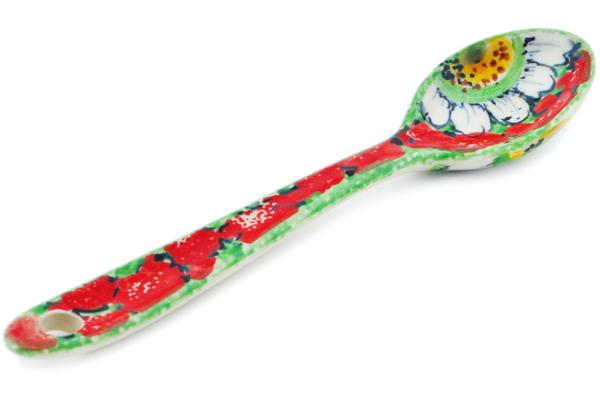 Spoons | Ceramika Artystyczna Sugar Spoon Sweet Red Petals UNIKAT Kitchen & Dining Ceramika Artystyczna