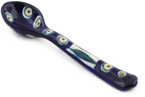 Spoons | Zaklady Ceramiczne Spoon 6" Peacock Leaves Kitchen & Dining Spoons