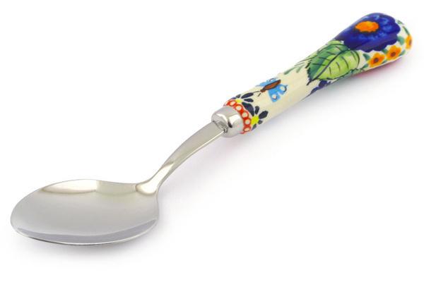 Spoons | Zaklady Ceramiczne Stainless Steel Spoon 8" Spring Splendor UNIKAT Kitchen & Dining Spoons