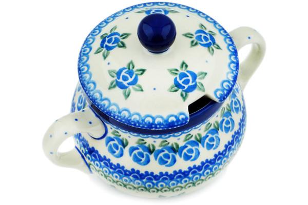 Sugar Bowls | Ceramika Artystyczna Sugar Bowl 11 oz Bluebuds Serving Dishes Ceramika Artystyczna