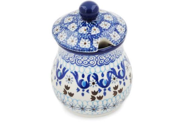 Sugar Bowls | Ceramika Artystyczna Sugar Bowl 5 oz Blue Ice Serving Dishes Ceramika Artystyczna