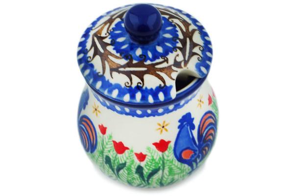 Sugar Bowls | Ceramika Artystyczna Sugar Bowl 5 oz Spring Chickens UNIKAT Serving Dishes Ceramika Artystyczna