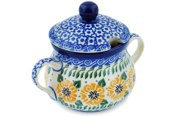 Sugar Bowls | Ceramika Artystyczna Sugar Bowl 7 oz Marigold Morning Serving Dishes Ceramika Artystyczna