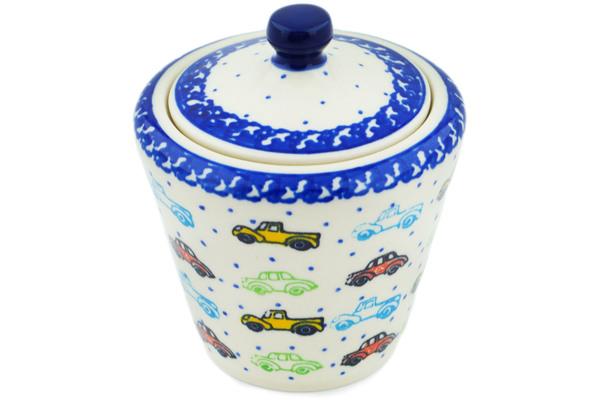 Sugar Bowls | Ceramika Artystyczna Sugar Bowl 9 oz Traffic Jam Serving Dishes Ceramika Artystyczna