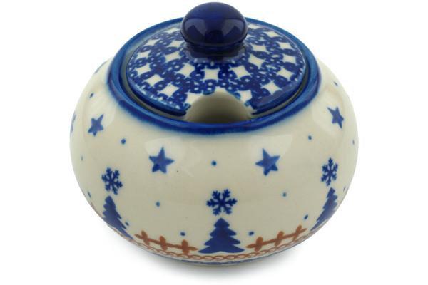 Sugar Bowls | Ceramika Bona Sugar Bowl 12 oz Winter Snow Serving Dishes Ceramika Bona