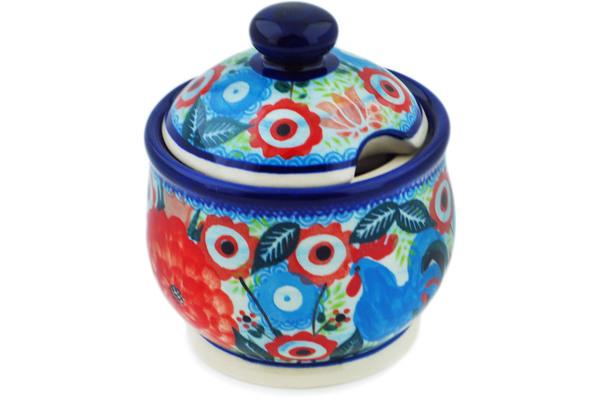 Sugar Bowls | Ceramika Bona Sugar Bowl 5 oz Rooster Fiesta Serving Dishes Ceramika Bona