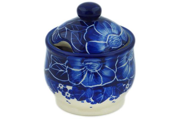 Sugar Bowls | Moja Faktoria Sugar Bowl 8 oz Deep Sea Poppy Serving Dishes Moja Faktoria