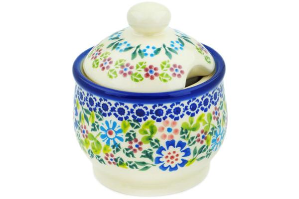 Sugar Bowls | Stara Fabryka Sugar Bowl 5 oz Playground Meadow UNIKAT Serving Dishes Stara Fabryka