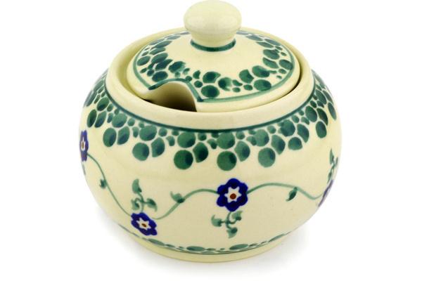 Sugar Bowls | Zaklady Ceramiczne Sugar Bowl 10 oz Green Bubbles Serving Dishes Sugar Bowls