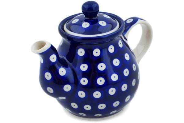 Tea Coffee Pots | Ceramika Artystyczna Tea or Coffee Pot 13 oz Blue Eyes Kitchen & Dining Ceramika Artystyczna