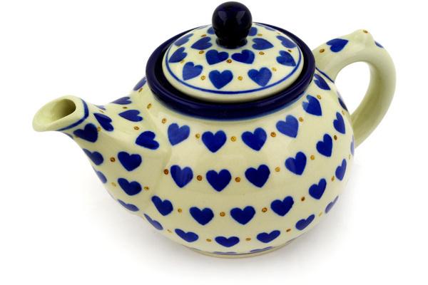 Tea Coffee Pots | Ceramika Artystyczna Tea or Coffee Pot 13 oz Hearts Delight Kitchen & Dining Ceramika Artystyczna