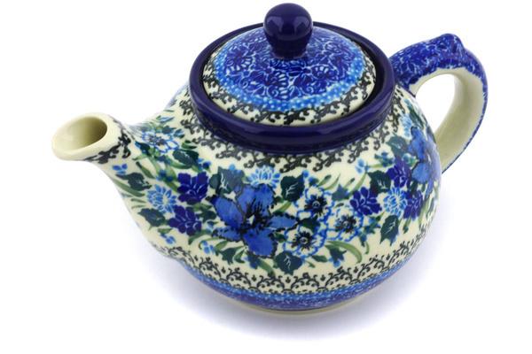 Tea Coffee Pots | Ceramika Artystyczna Tea or Coffee Pot 13 oz Rhapsody In Blue UNIKAT Kitchen & Dining Ceramika Artystyczna