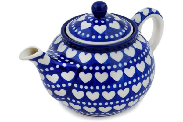 Tea Coffee Pots | Ceramika Artystyczna Tea or Coffee Pot 3u00bd cups Heart To Heart Kitchen & Dining Ceramika Artystyczna