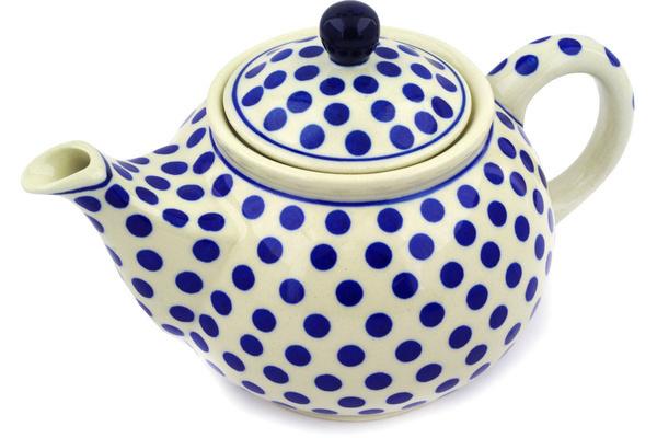 Tea Coffee Pots | Ceramika Artystyczna Tea or Coffee Pot 3u00bd cups Polka Dot Delight Kitchen & Dining Ceramika Artystyczna